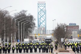 Razbijena naoružana grupa povezana sa blokadom u Kanadi