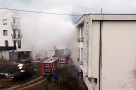 Požar u Đačkom domu u Bileći
