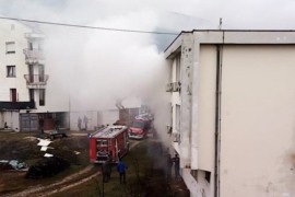 Maloljetna osoba izazvala požar u Đačkom domu u Bileći