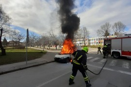 Gorio automobil u Banjaluci