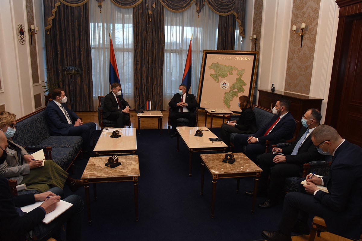 Višković sa predstavnicima "Mubea": Srpska nudi stimulativno poslovno okruženje