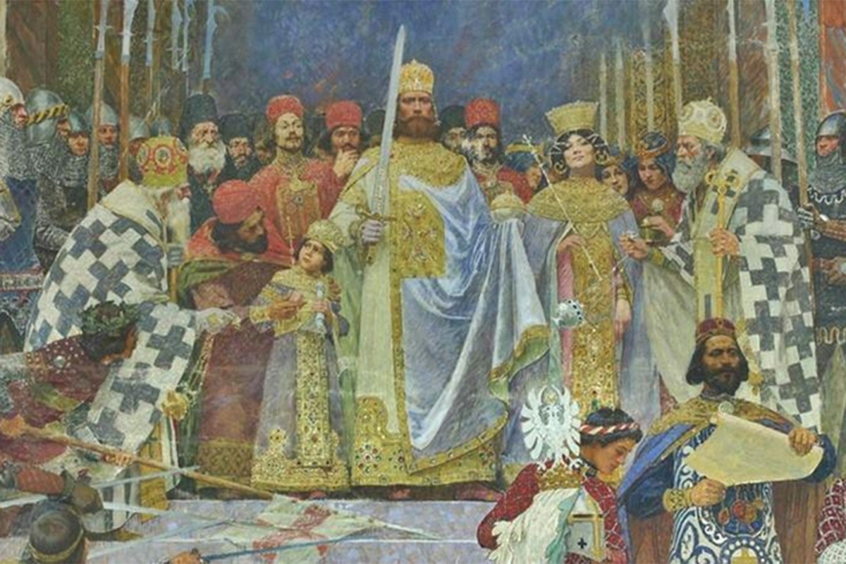 Kompozicija "Krunisanje cara Dušana" od petka pred publikom