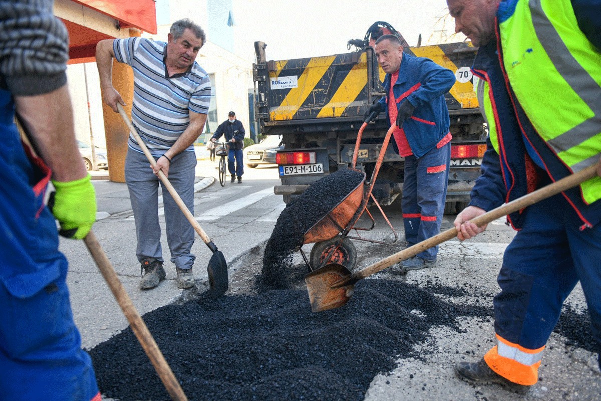 Počela sanacija saobraćajnica u Banjaluci
