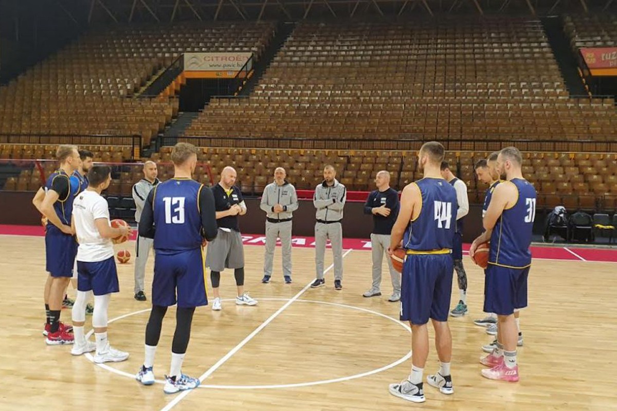 Bh. košarkaši obavili prvi trening u uoči duela s Litvancima
