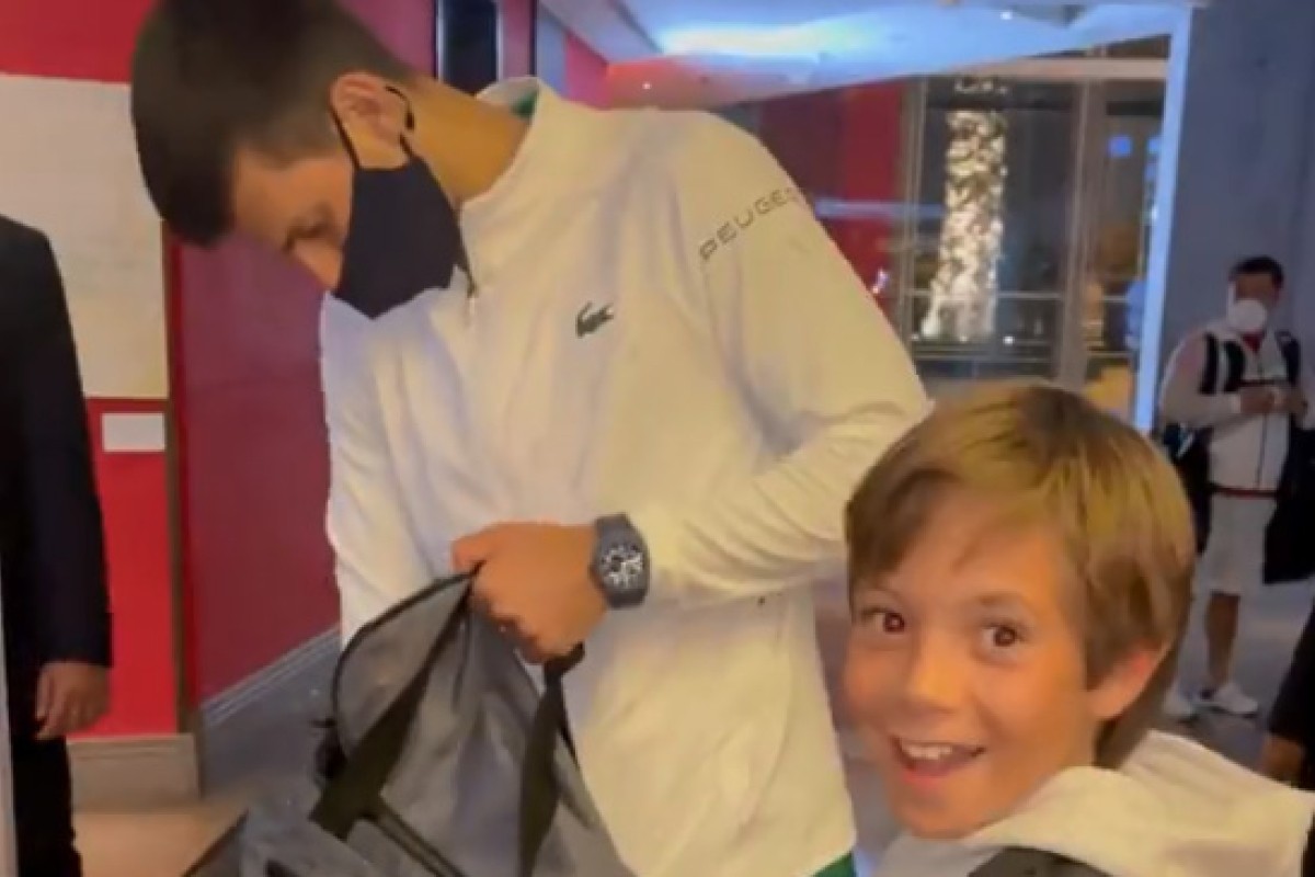 Đoković oduševio dječaka u Dubaiju