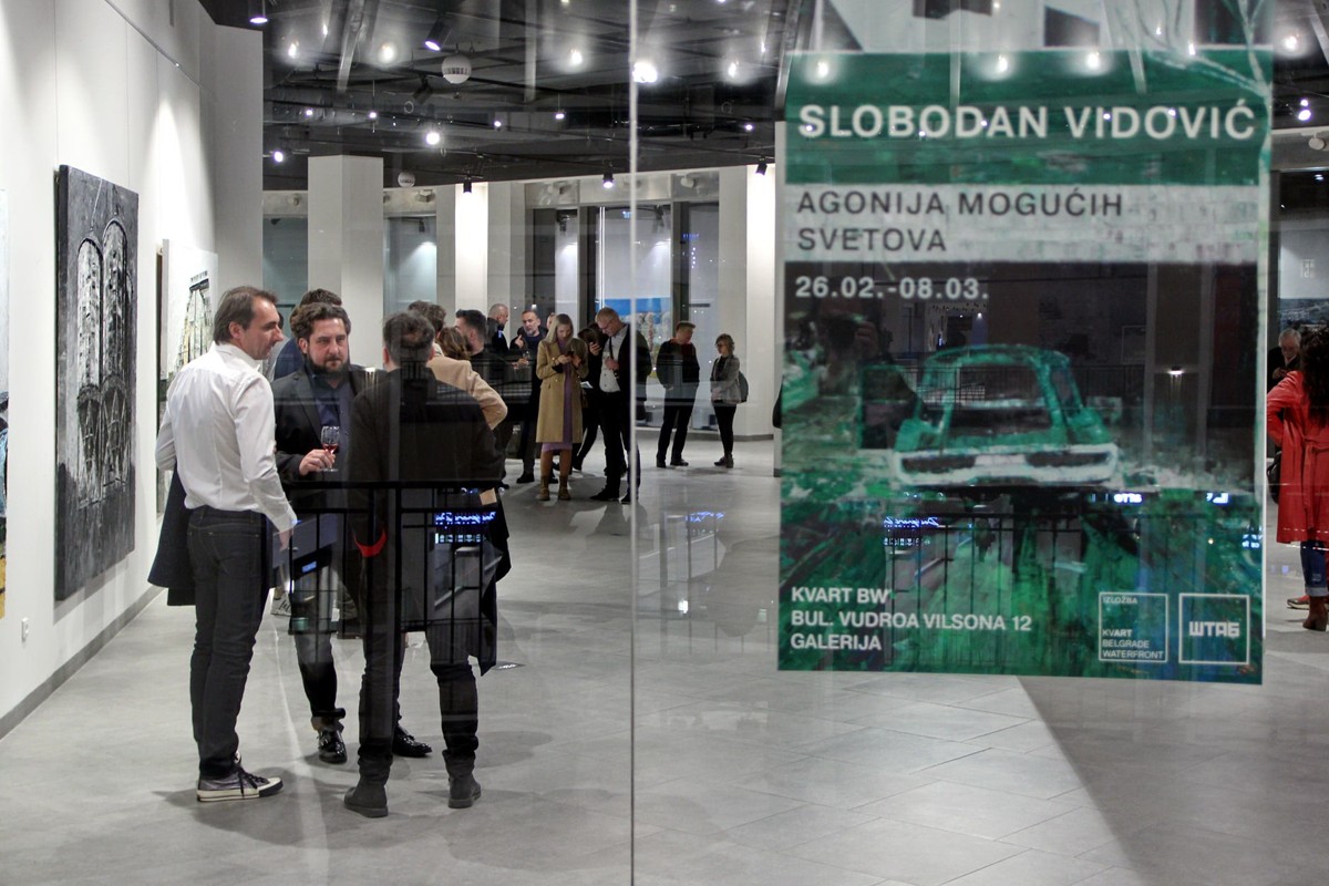 Izložba radova Banjalučanina Slobodana Vidovića otvorena u Beogradu