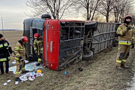 Prevrnuo se autobus pun izbjeglica iz Ukrajine u Poljskoj