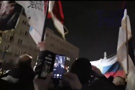 U Beogradu održan skup podrške Rusiji