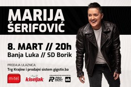 Sve spremno za koncertni spektakl Marije Šerifović u Banjaluci
