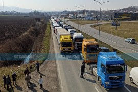 Protest prevoznika u Banjaluci