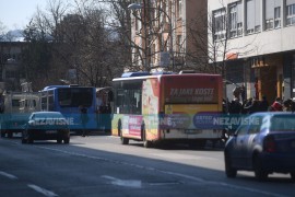 Petominutni štrajk banjalučkih prevoznika