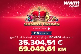 Izvučen Jackpot na Wwin casinu: Konjičanin osvojio čak 70.000 KM