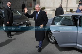 Počeo sastanak Dodika, Čovića i Izetbegovića sa Borelom