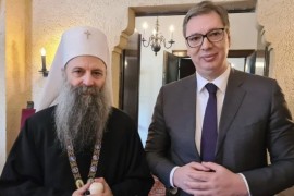 Vučić se sastao sa patrijarhom Porfirijem
