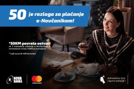 Nova banka: 50 je razloga za plaćanje e-Novčanikom