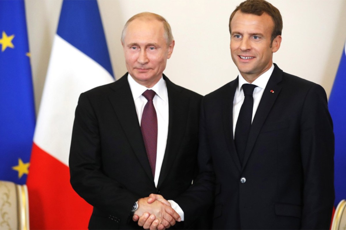 U toku razgovor Putina i Makrona, očekuje se obraćanje ruskog predsjednika
