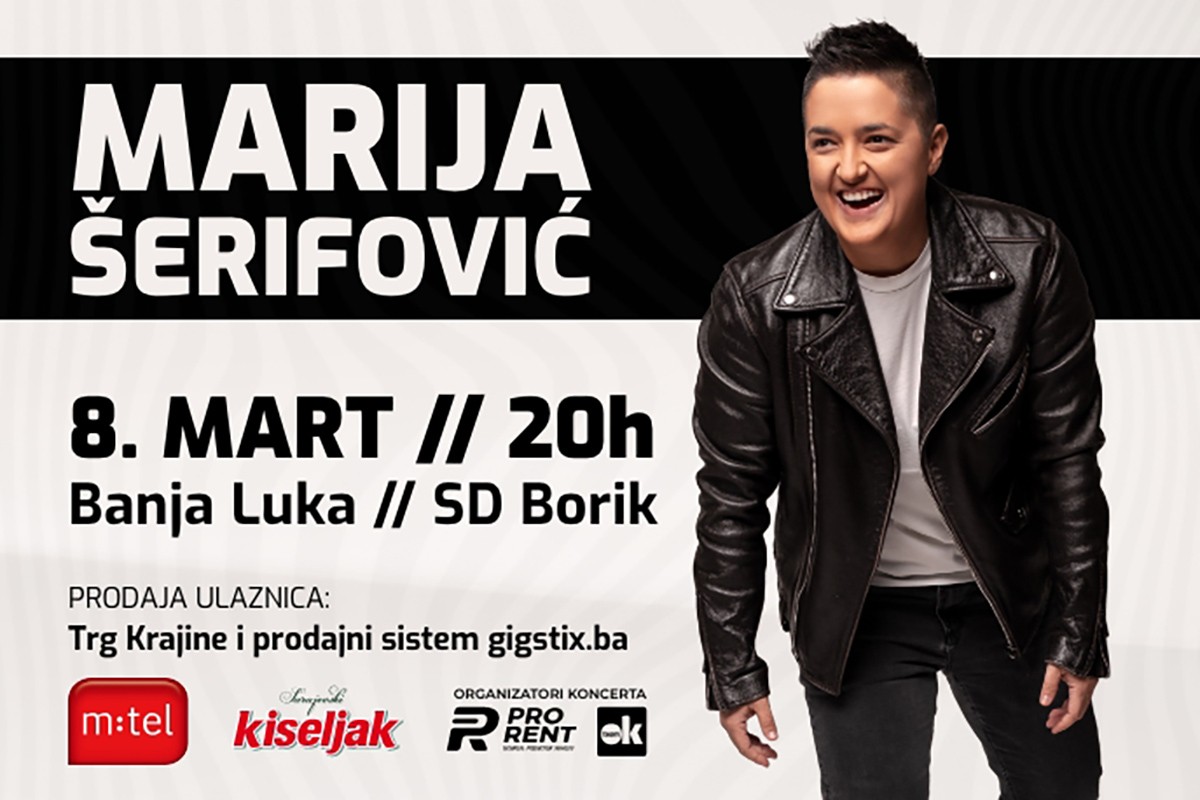 Sve spremno za koncertni spektakl Marije Šerifović u Banjaluci