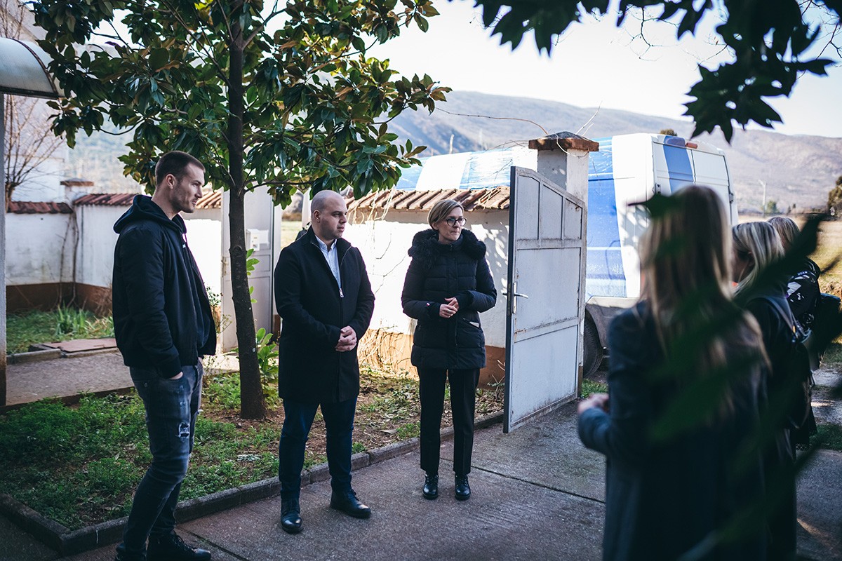 Nastavak akcije "Stop nasilju nad ženama": Šunjić i Mozzart uSigurnoj kući u Mostaru