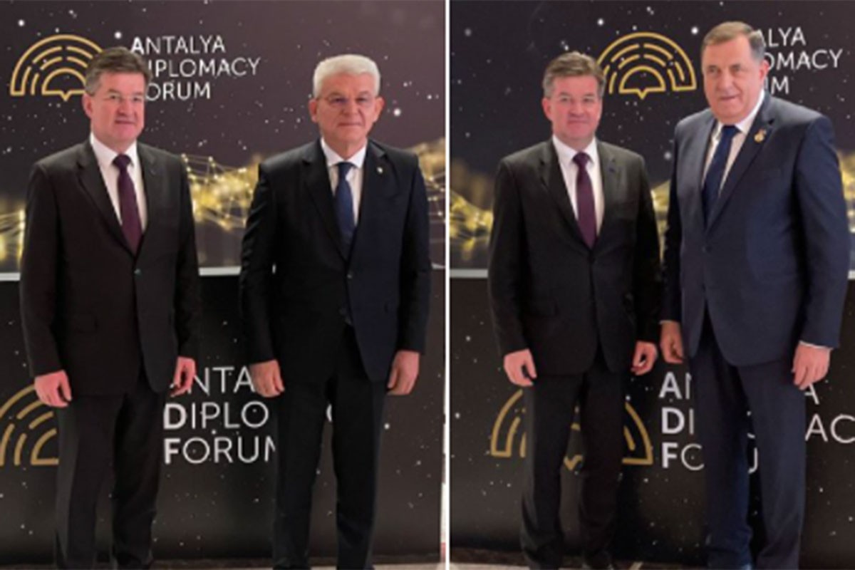 Lajčak: Sa Dodikom i Džaferovićem o izazovima s kojima se BiH suočava