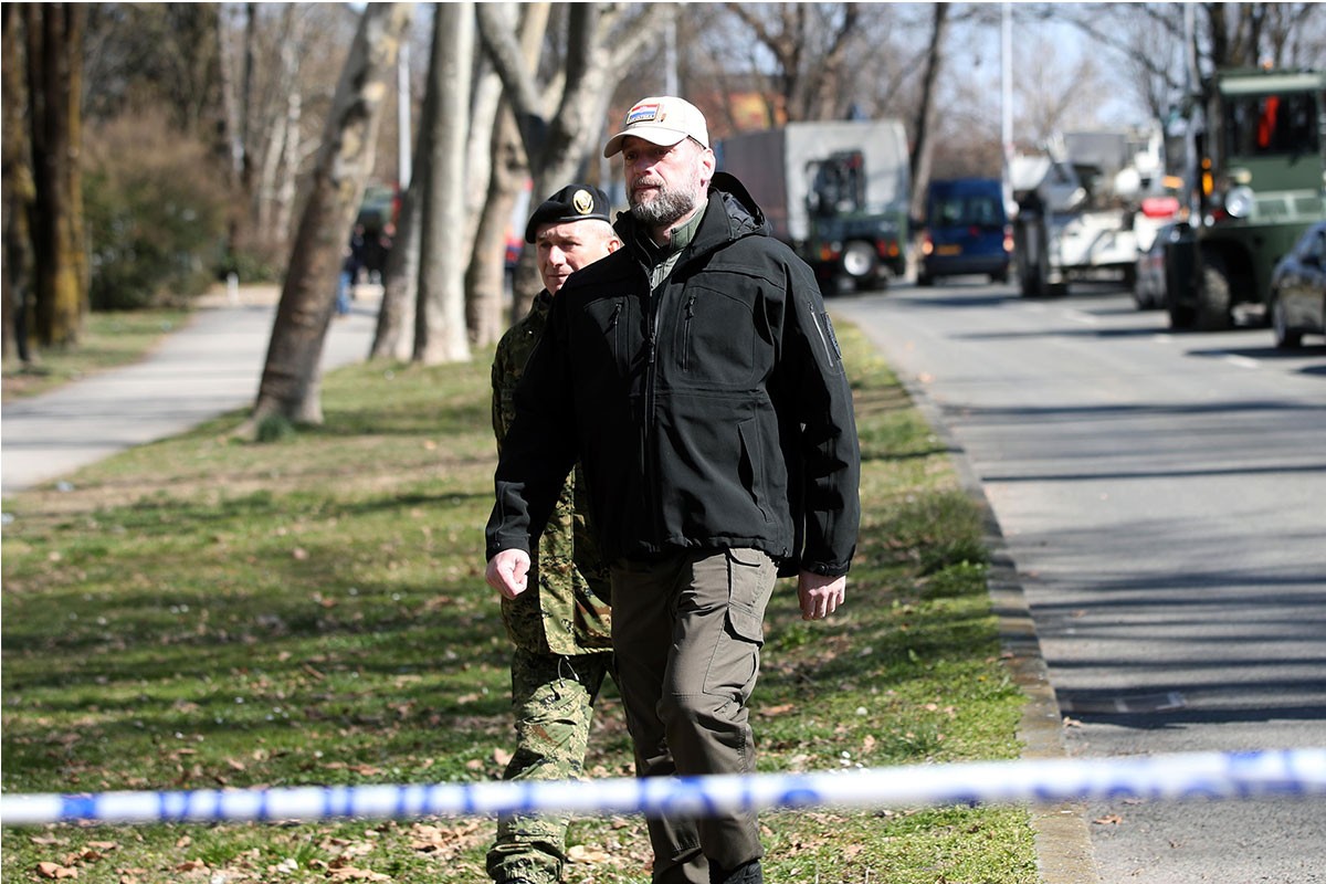 Banožić: Letjelica imala avio-bombu koja je eksplodirala
