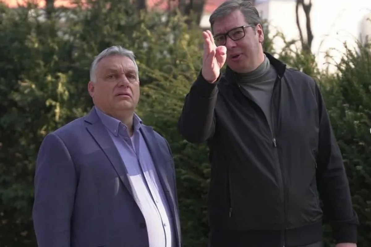 Vučić ugostio Orbana na doručku prije vožnje brzim vozom