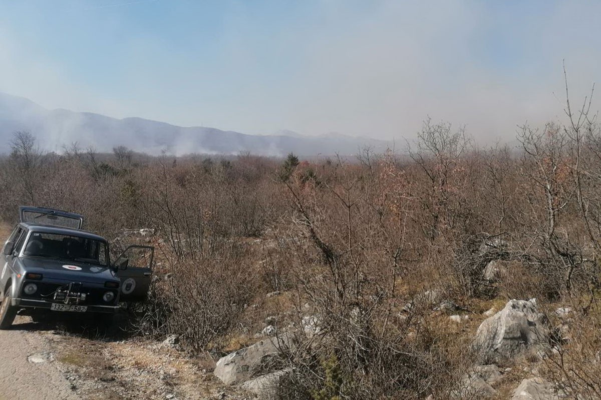 Vatra odbijena od sela Bogdašići
