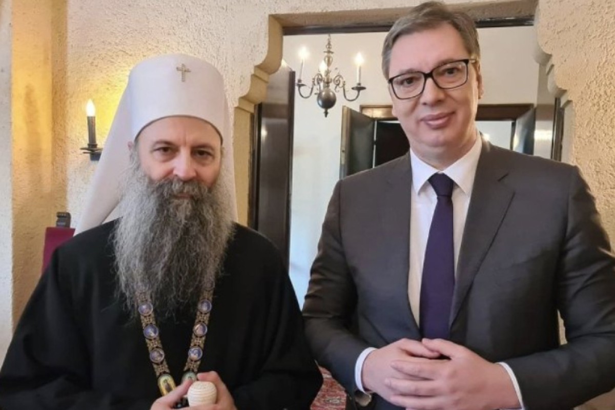 Vučić se sastao sa patrijarhom Porfirijem