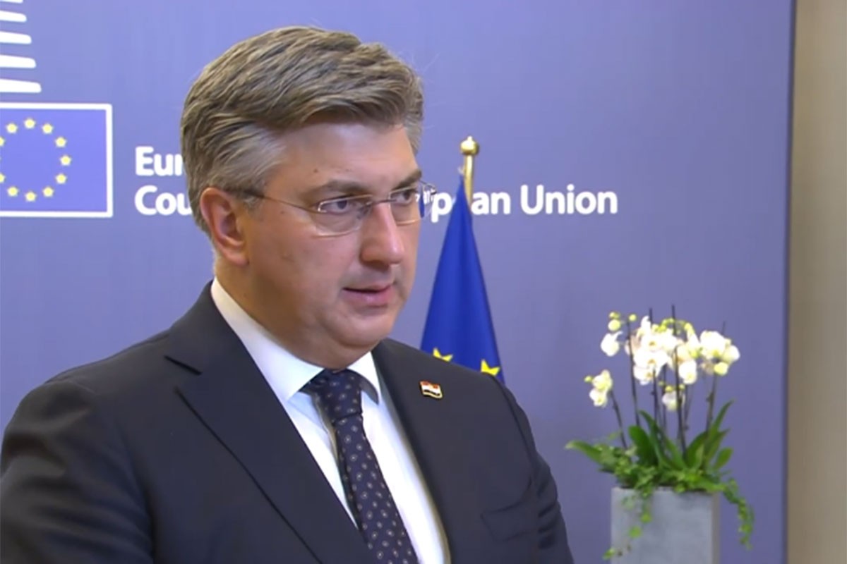 Plenković inicirao raspravu o BiH u Briselu
