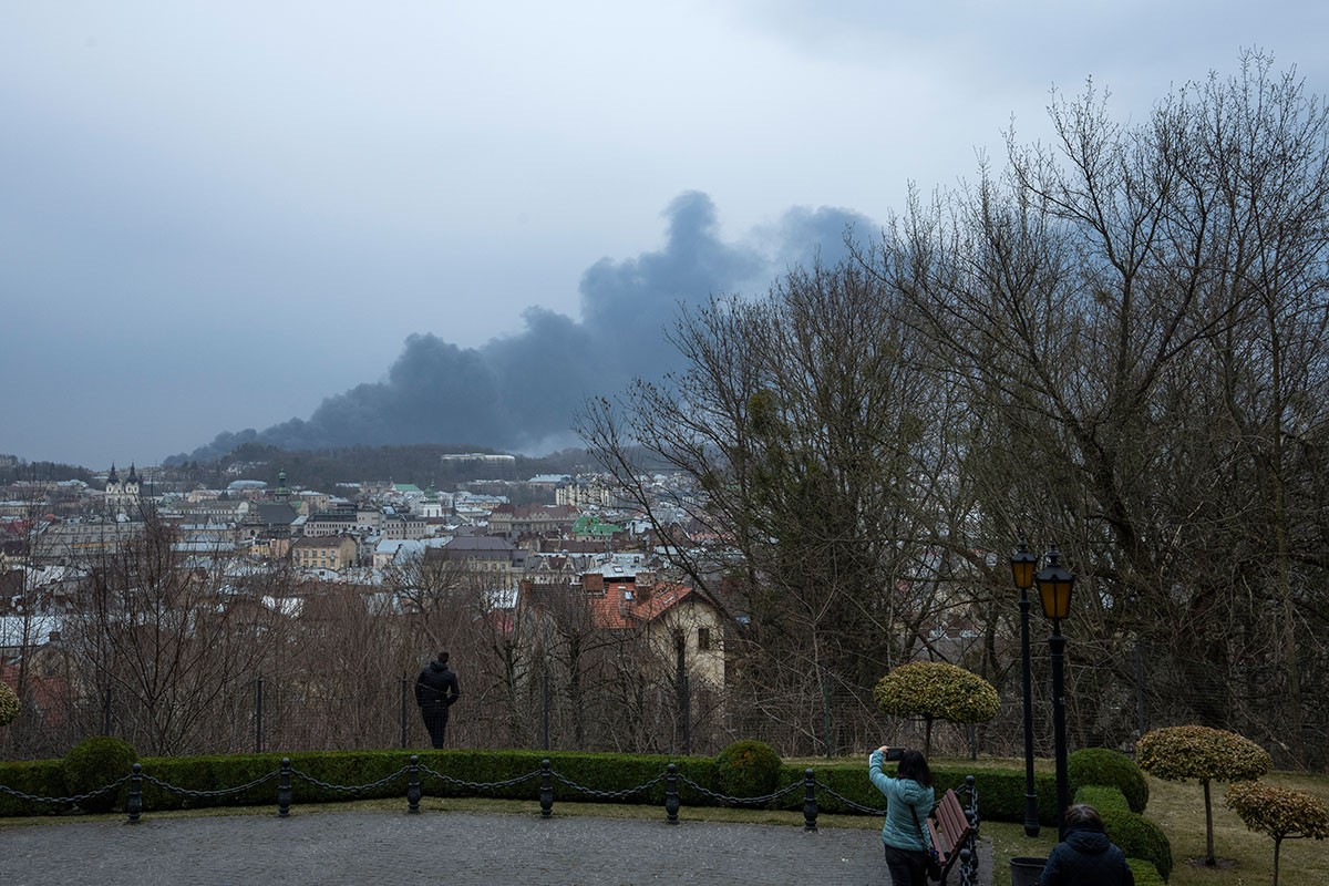 Novi udar na Lavov, pogođen rezervoar nafte