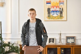 Mladi heroj Luka Jovetić dobio nagradu grada mladima