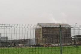 Požar na objektu "Nove drvne industrije Vrbas" u Banjaluci
