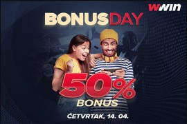 Wwin i u četvrtak dijeli bonus na uplatu