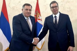 Počeo sastanak Dodika i Vučića u Beogradu