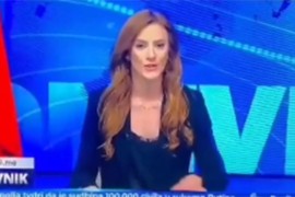 Pogledajte reakciju voditeljke koju je zemljotres "zatekao" u Dnevniku