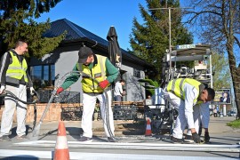Nastavljeno obilježavanje horizontalne signalizacije u Banjaluci