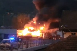 Gori Eurometal u ivanjičkom naselju Crnjevu