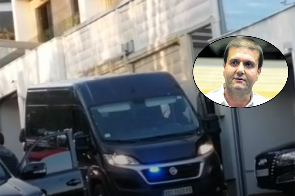 Darko Šarić izveden iz svoje vile na Dedinju