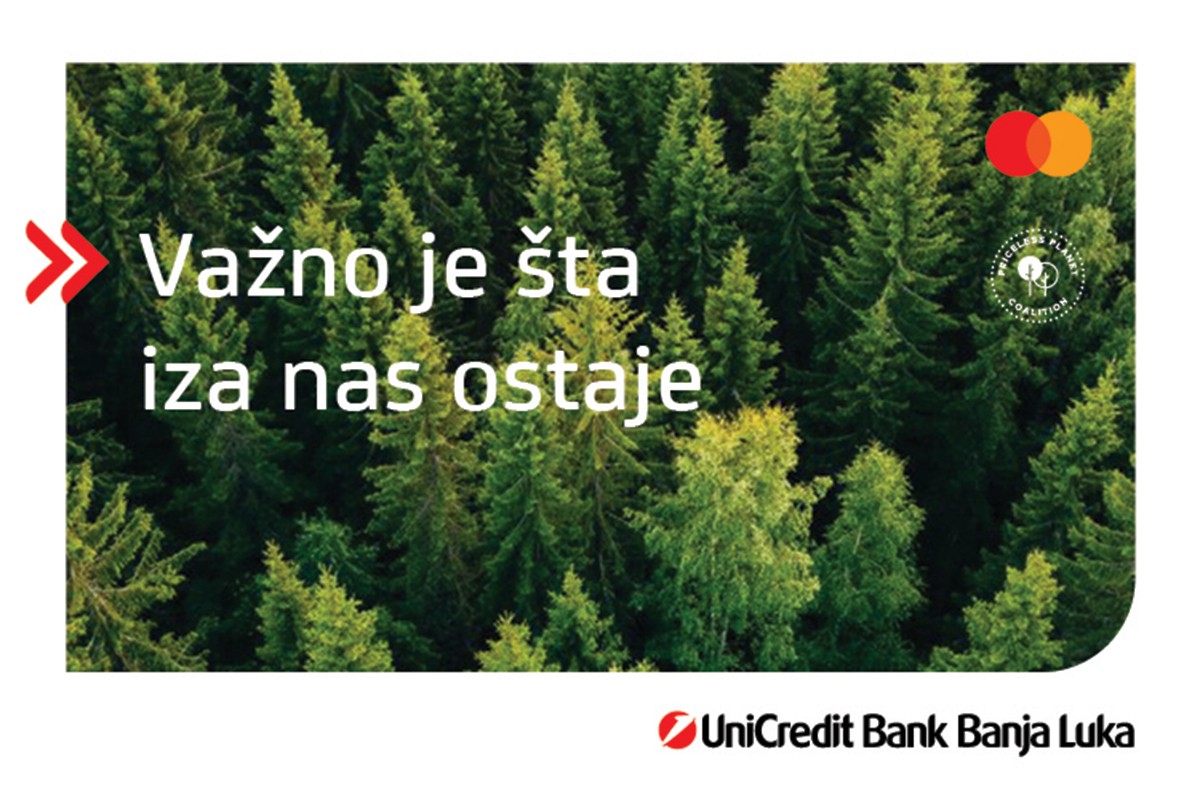 Unikredit bank Banjaluka pridružila se Mastercardovoj Priceless Planet koaliciji
