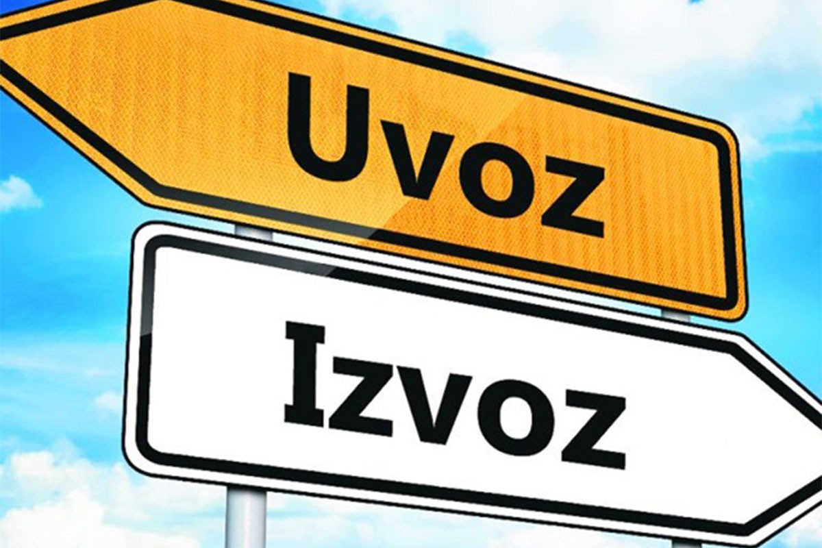U martu najviše vrijednosti uvoza i izvoza