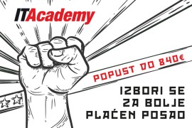 Samo do sutra: Iskoristite do 840€ popusta na ITAcademy i usavršite ...