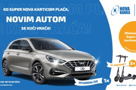Ko Super Nova karticom plaća, novim autom se kući vraća
