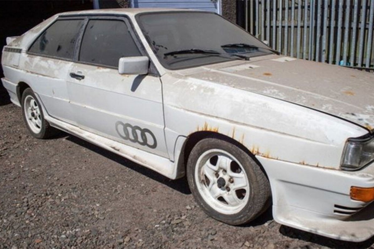 Audi Quattro nakon 30 godina provedenih u garaži idealan za restauraciju