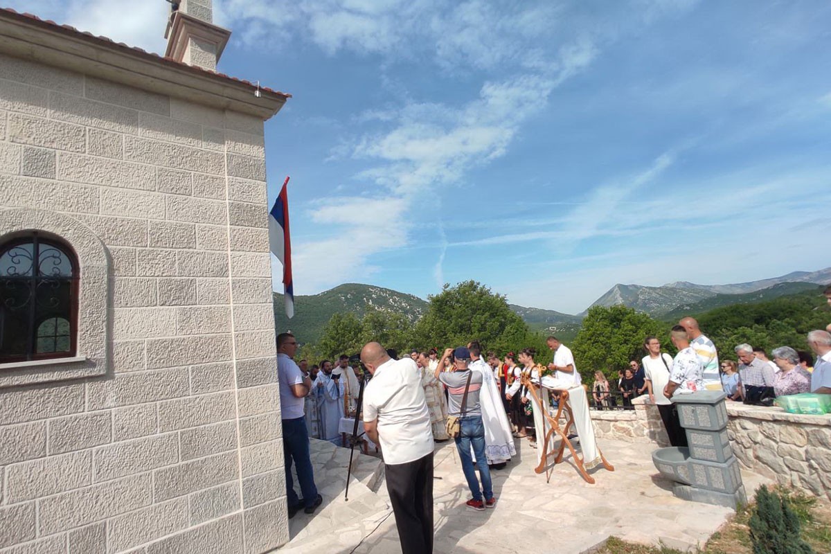 Selo kod Ljubinja prvi put dobilo crkvu