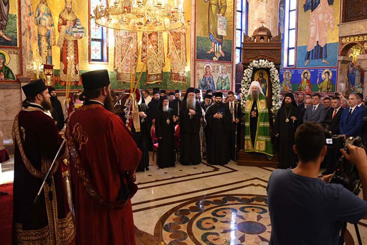 Patrijarh Porfirije stigao u Hram Svetog Save u Mrkonjić Gradu