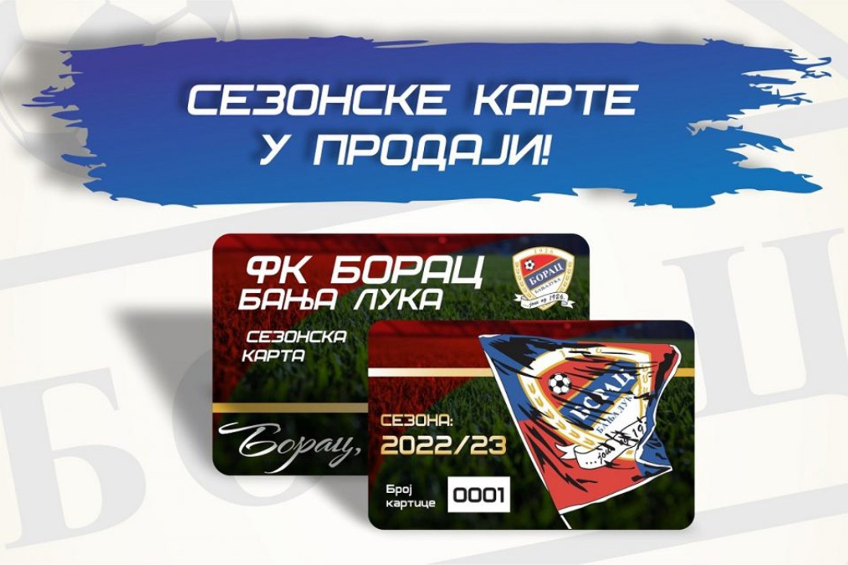 Borac pustio sezonske karte u prodaju: Neka grmi Gradski, naša druga kuća