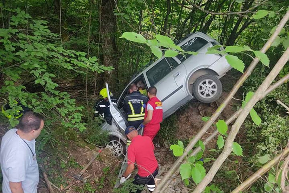 Nezgoda na Manjači, povrijeđen vozač