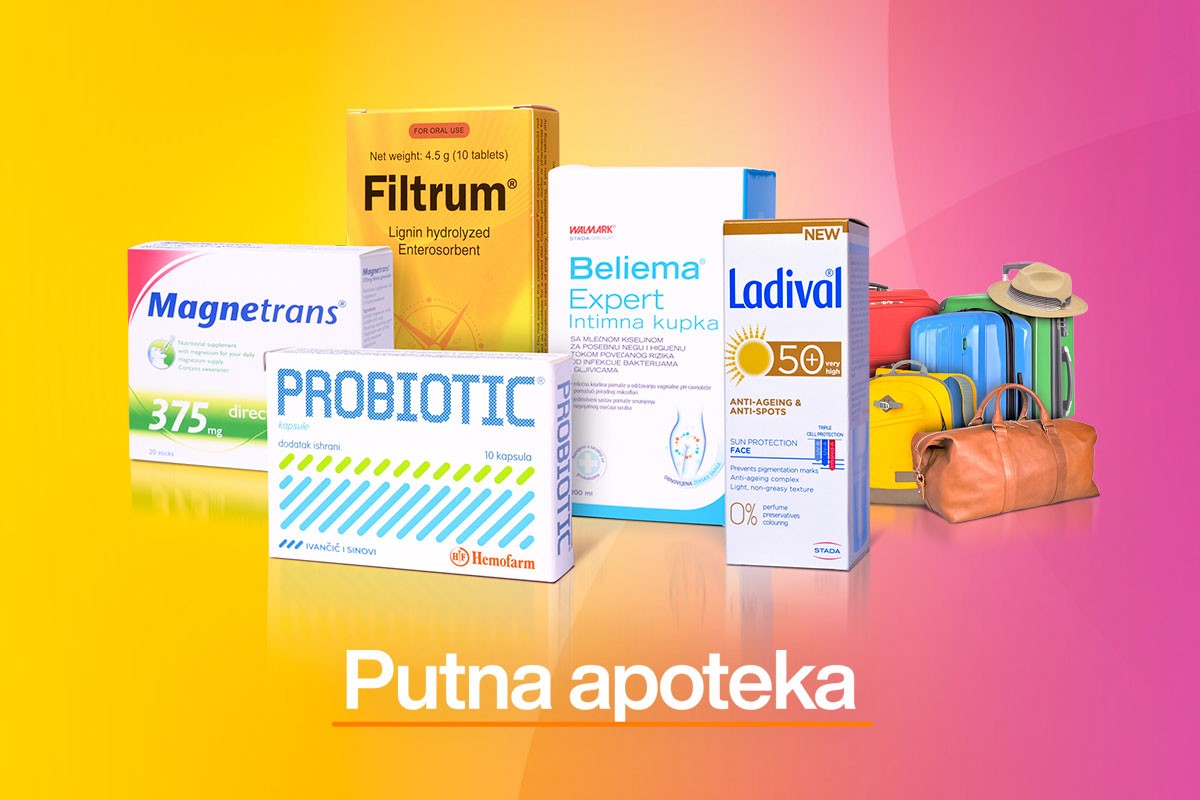Hemofarmova putna apoteka: Preparati koje ne trebate zaboraviti kad krećete na put