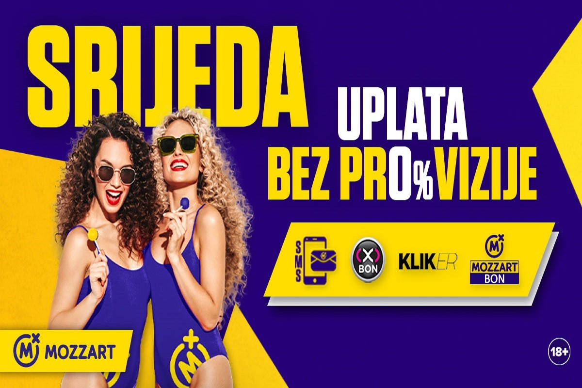 Uplata bez provizije srijedom u Mozzartu, dopuni nalog na četiri načina