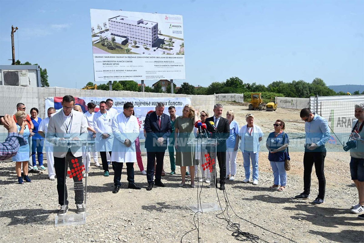 Počela gradnja objekta za maligne bolesti na UKC-u RS vrijednog 56 miliona