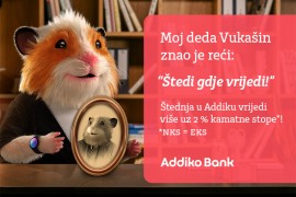 U Addiko banci atraktivna ponuda za štednju - kamatna stopa 2% na rok ...